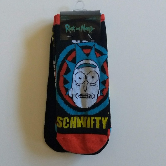 Cartoon Network Accessories - Rick and Morty Socks One Size